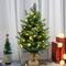 Costway 2ft. Pre‑Lit Tabletop Fir Artificial Christmas Tree with Timer LED Lights